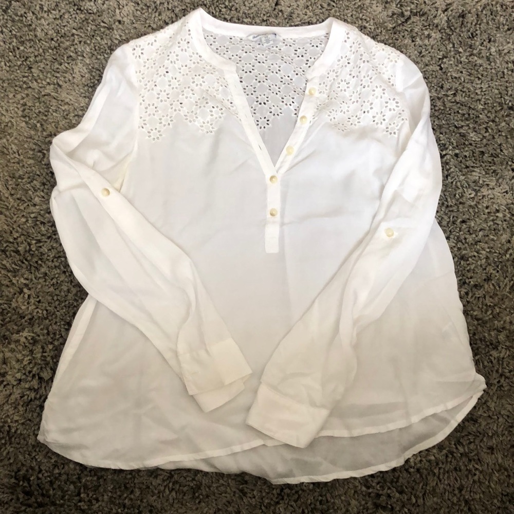 American Eagle white blouse